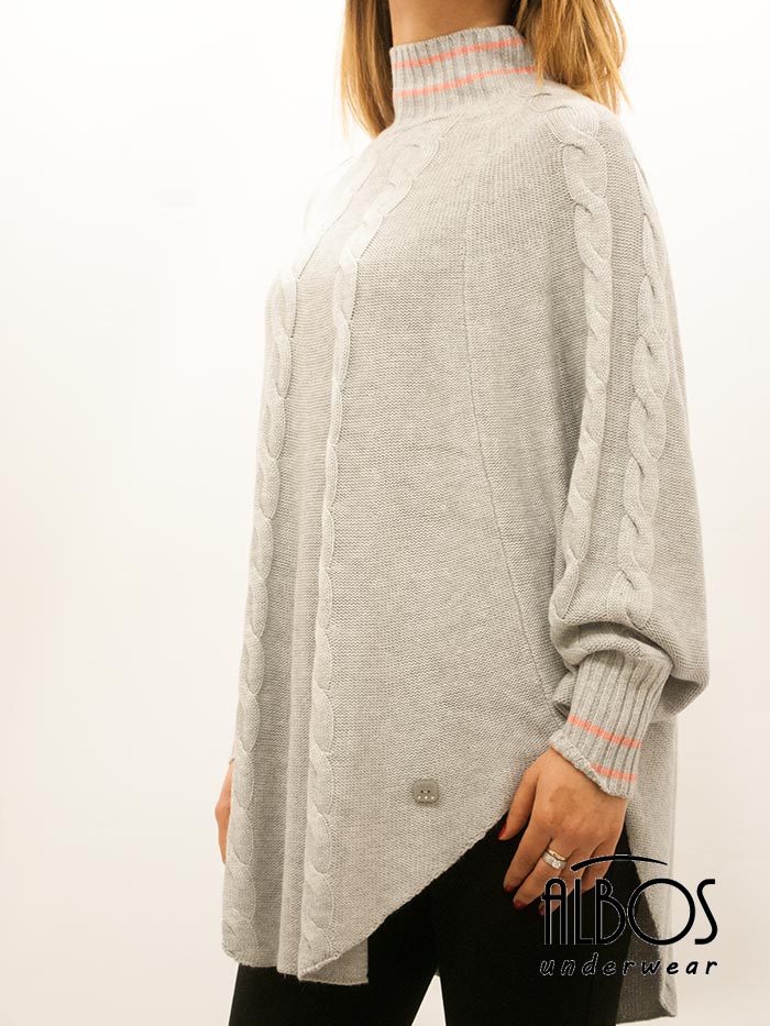 poncho-donna-baggy-collo-alto-grigio-u64075-ma904-liu-jo-sport (2)