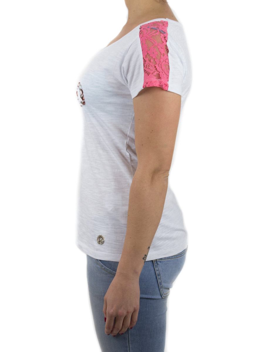 T-Shirt-Colore-Bianco-con-Pietre-T16158J7734---Liu-Jo-Sport-3