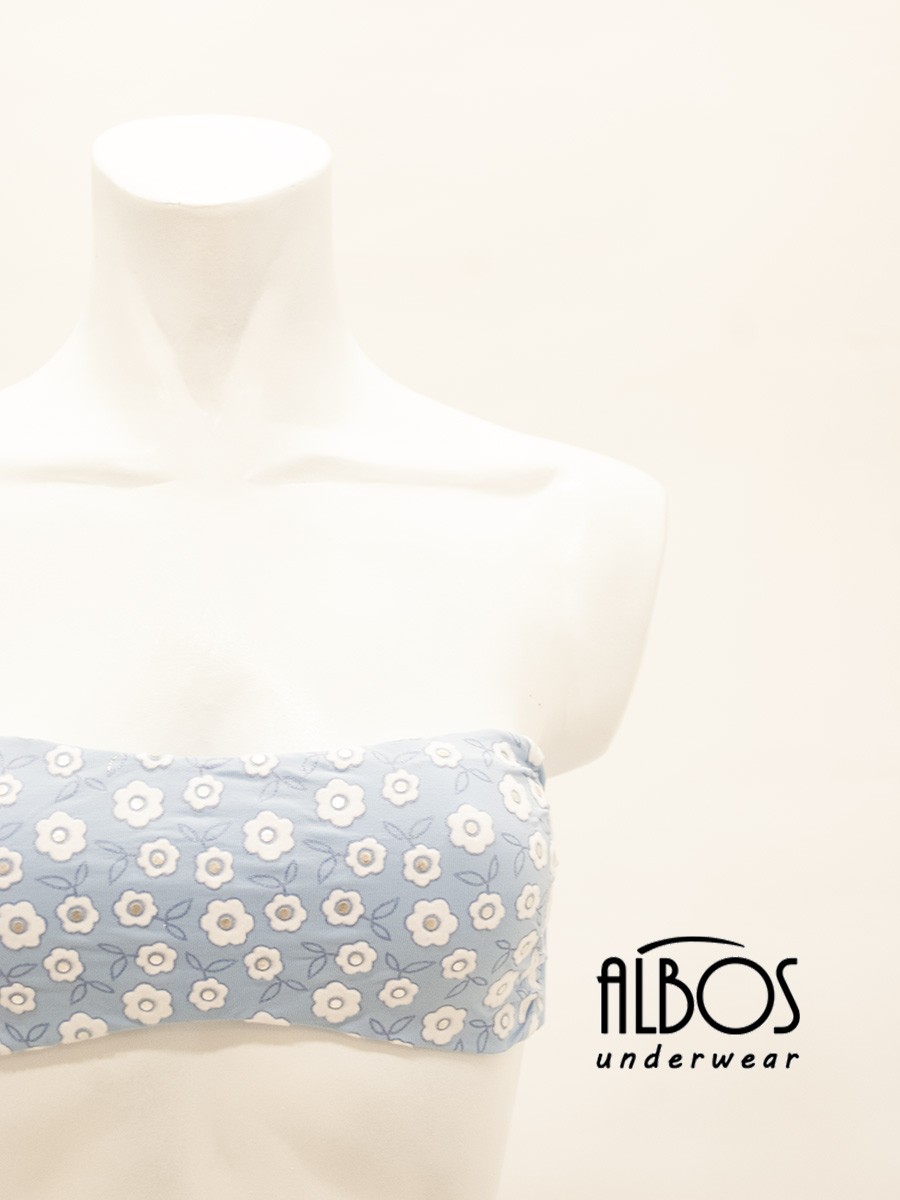Bikini Fascia Fiorellini Celeste 131 - Sunny Beach Bikini Fascia Fiorellini Celeste 131 - Sunny Beach