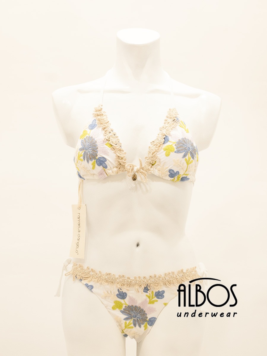 Bikini Triangolo Imbottito Bianco RGD41 - Raffaela D' Angelo Bikini Triangolo Imbottito Bianco RGD41 - Raffaela D' Angelo