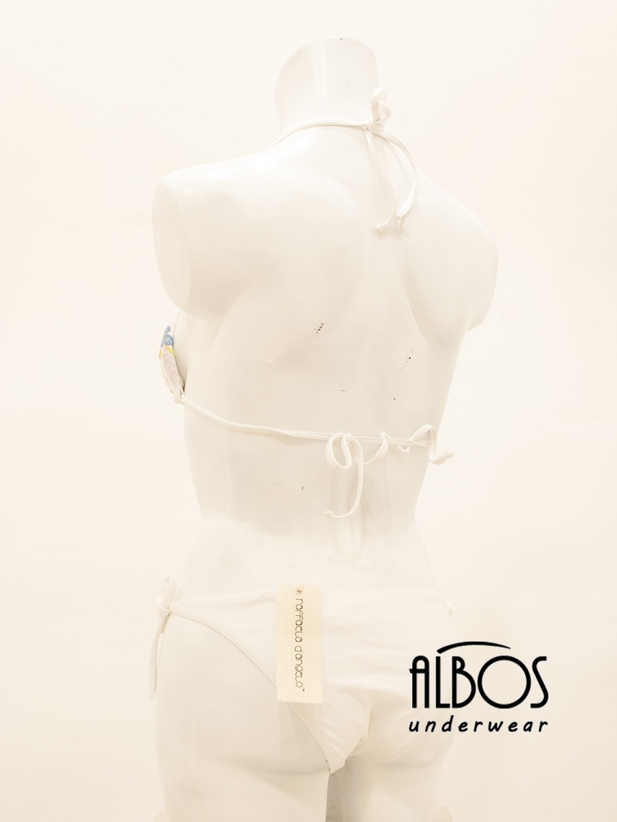 Bikini Triangolo Imbottito Bianco RGD41 - Raffaela D' Angelo Bikini Triangolo Imbottito Bianco RGD41 - Raffaela D' Angelo