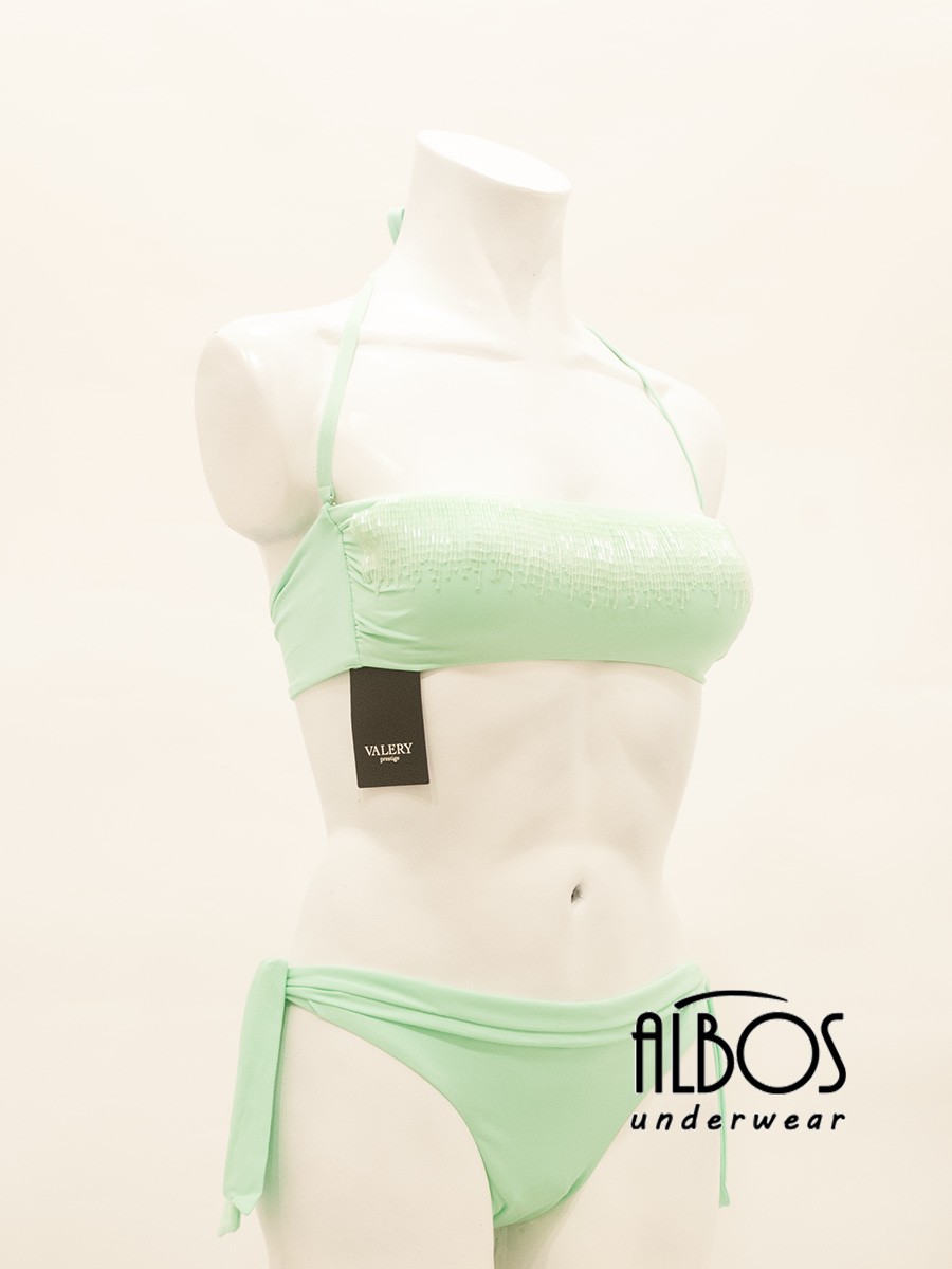 Bikini Fascia Pagliuzze Verde RGE102 - Valery Prestige Bikini Fascia Pagliuzze Verde RGE102 - Valery Prestige