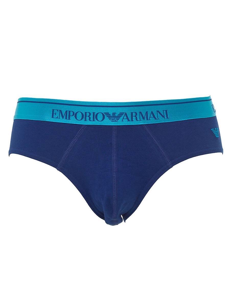 Slip-Uomo-Elasticizzato-Blu-110814-6P512---Emporio-Armani Slip-Uomo-Elasticizzato-Blu-110814-6P512---Emporio-Armani