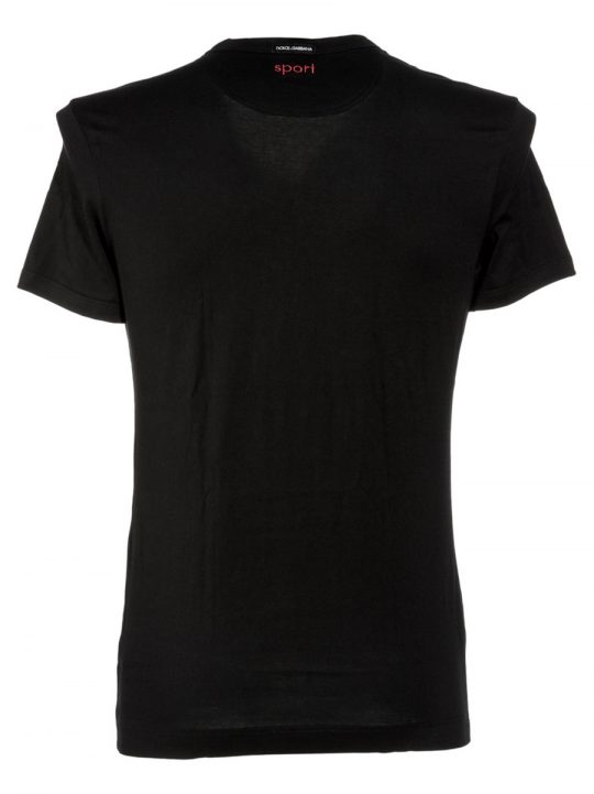 T-Shirt Uomo Elasticizzato Sport Nero M14210 OMI18 N0000 - Dolce & Gabbana