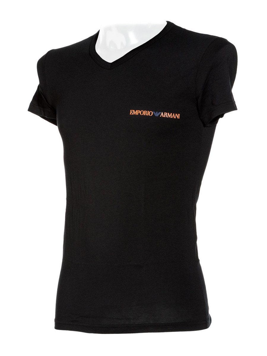 T-Shirt Uomo Nera 110810 6P525 00020 - Emporio Armani T-Shirt Uomo Nera 110810 6P525 00020 - Emporio Armani
