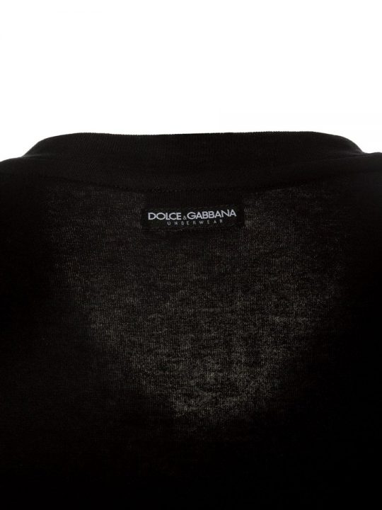 T-Shirt Bipack Scollo a V Nera N60057 O0025 N0000 - Dolce & Gabbana