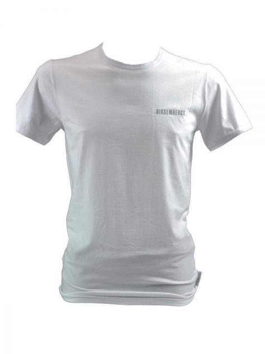 T-Shirt-Uomo-Bianca-B41308T48-1100---Bikkembergs
