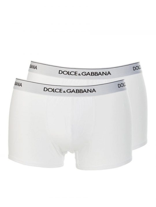 Boxer Bipack Elasticizzato Bianco N9A07J O0025 W0800 - Dolce & Gabbana