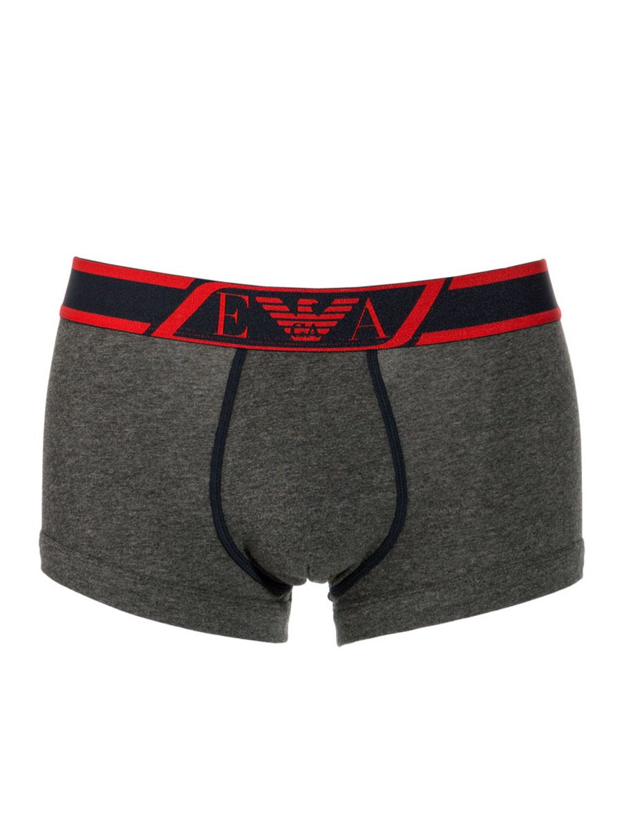 Boxer in Cotone Elasticizzato Grigio 111389 - 6A525 - 449 - Emporio Armani (2) Boxer in Cotone Elasticizzato Grigio 111389 - 6A525 - 449 - Emporio Armani (1)