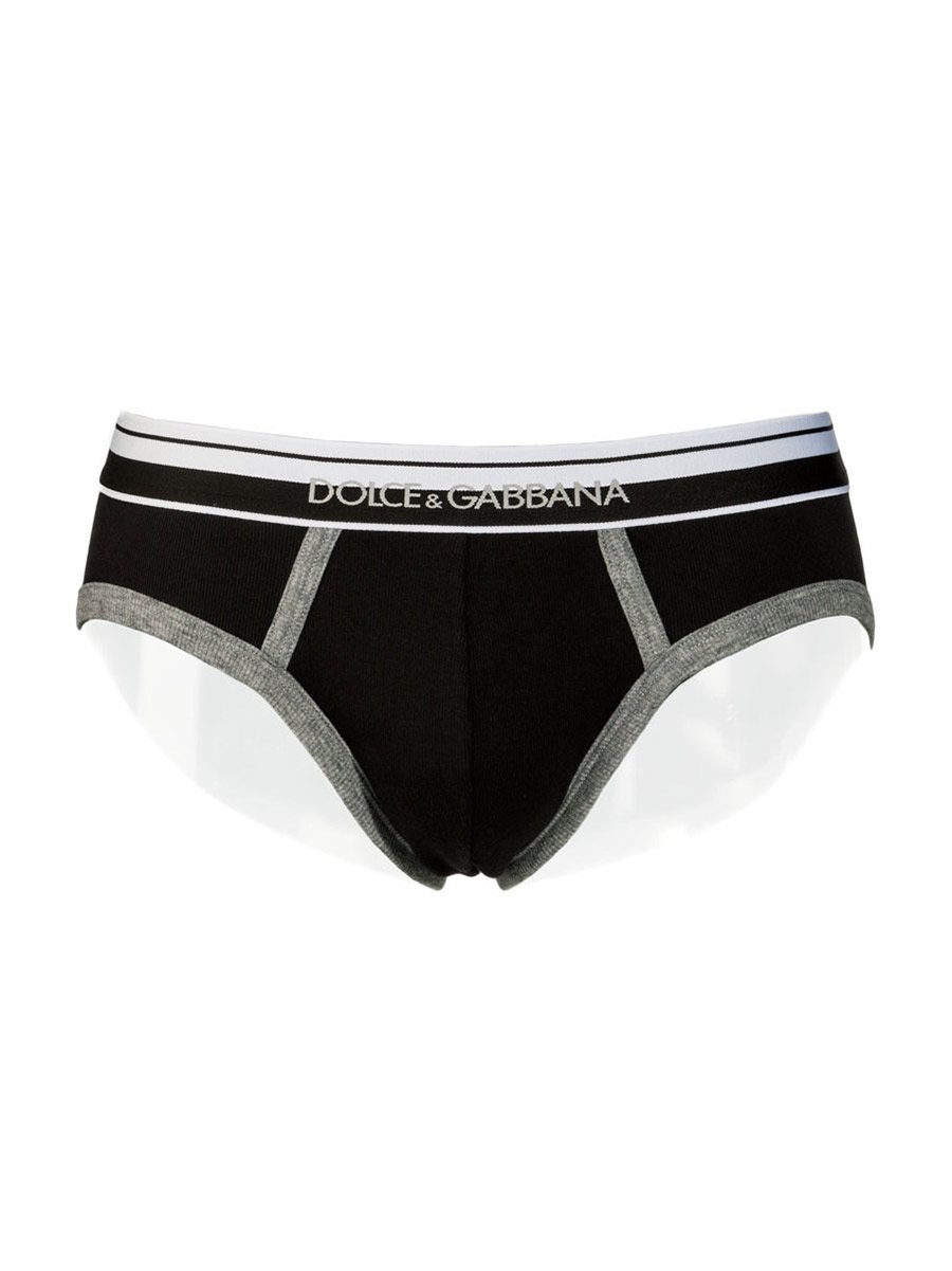 Slip ElasticIzzato in Microcostina Piatta Nero N3A39J - FUGF5 - N0000 - Dolce & Gabbana (1)