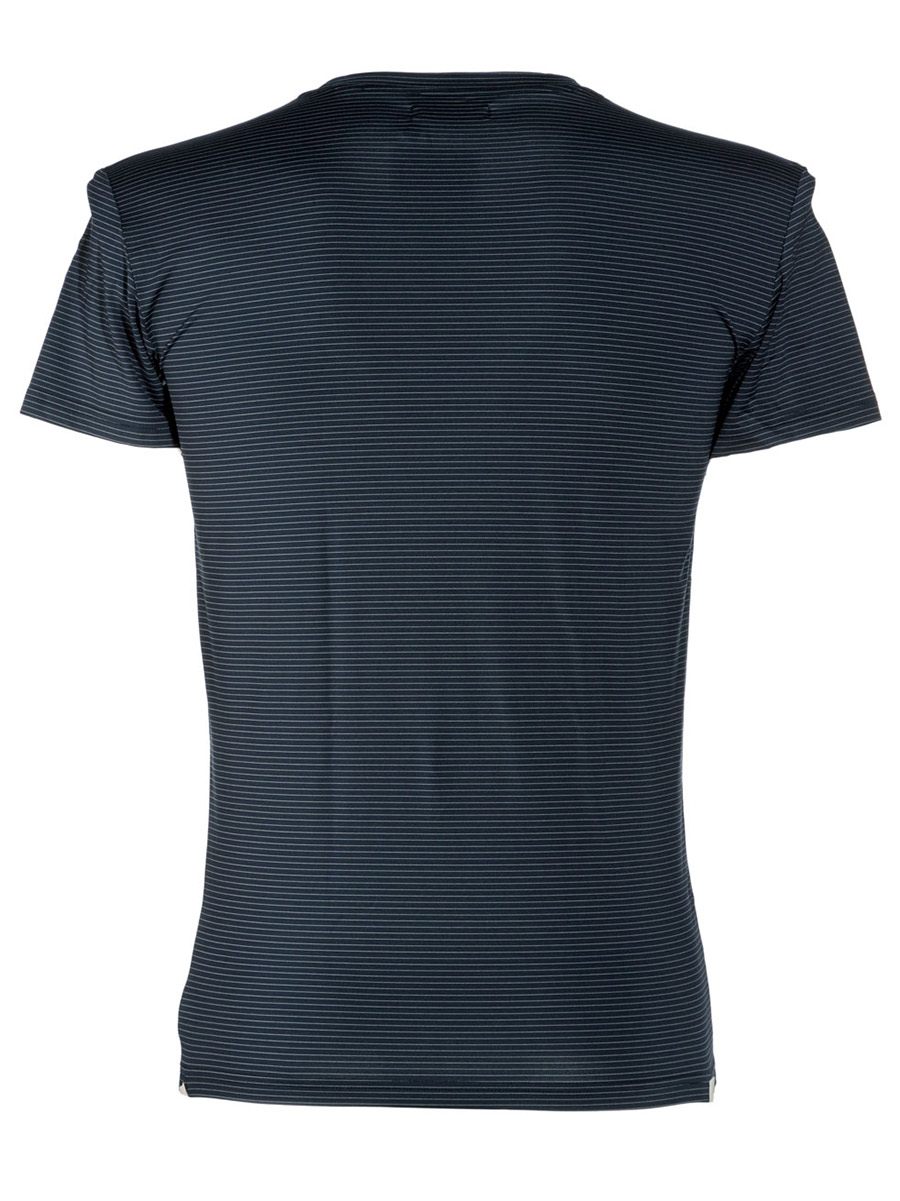 T-Shirt Uomo con Fantasia a Righine Blu 111035 - 6A551 - 00135 - Emporio Armani (1) T-Shirt Uomo con Fantasia a Righine Blu 111035 - 6A551 - 00135 - Emporio Armani (1)