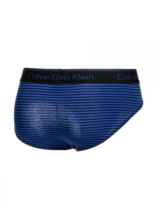 Slip in Cotone Elasticizzato Medio-Alto Blu NB1026A 1IA - Calvin Klein (1)