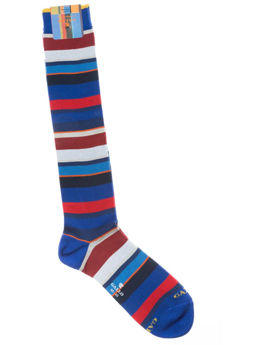 Gambaletto Uomo in Filo di Scozia Elasticizzato Blu L2901 4123 - Gallo Gambaletto Uomo in Filo di Scozia Elasticizzato Blu L2901 4123 - Gallo