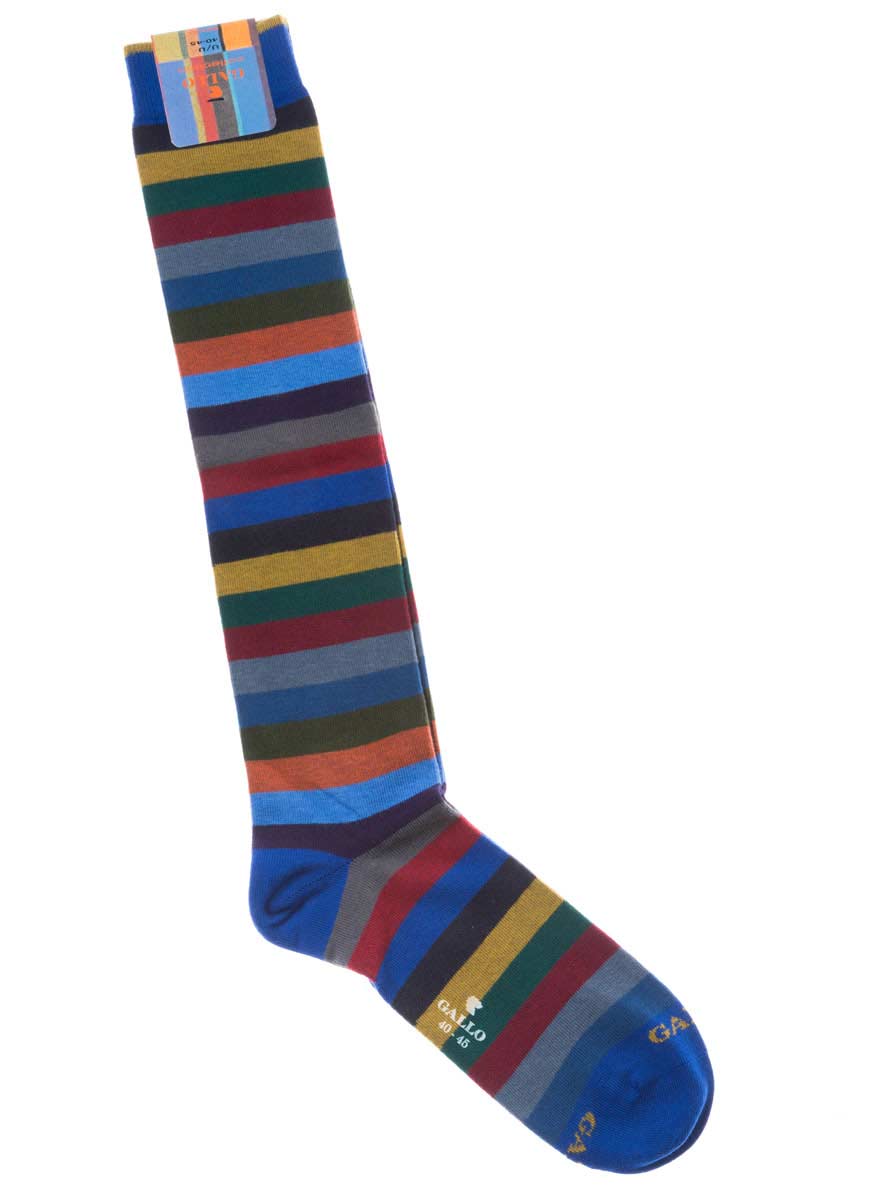 Gambaletto Uomo in Filo di Scozia Elasticizzato Multicolor L1684 4162 - Gallo Gambaletto Uomo in Filo di Scozia Elasticizzato Multicolor L1684 4162 - Gallo