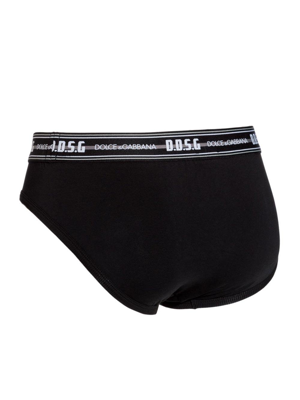 Slip Elasticizzato Nero in Cotone N3A91J FUGIA N0000 - Dolce & Gabbana1 Slip Elasticizzato Nero in Cotone N3A91J FUGIA N0000 - Dolce & Gabbana1