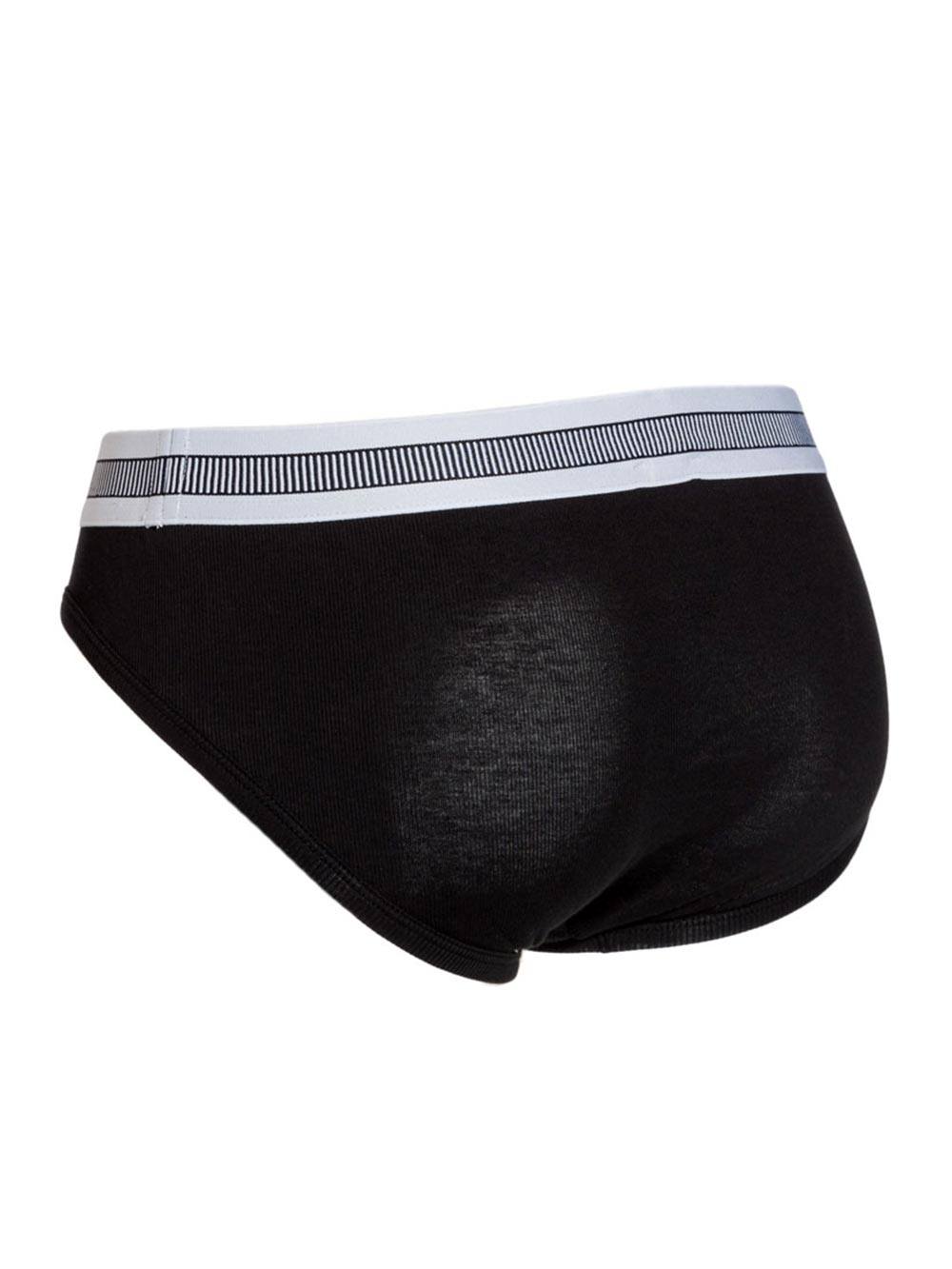 Slip Elasticizzato Nero in Cotone N3A96J FUGF5 N0000 - Dolce & Gabbana1