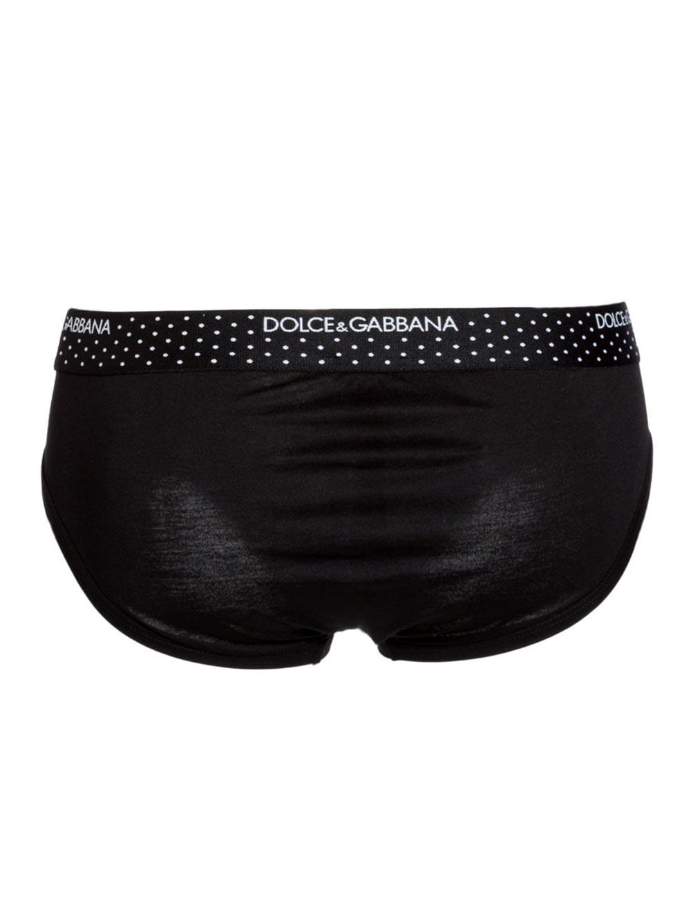 Slip Elasticizzato Nero in Modal e Seta N3A84J FU75N N0000 - Dolce & Gabbana1 Slip Elasticizzato Nero in Modal e Seta N3A84J FU75N N0000 - Dolce & Gabbana1