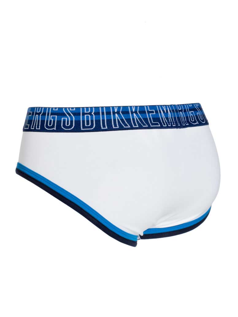 Slip in Cotone Elasticizzato Bianco B4S302320 - Bikkembergs (2) Slip in Cotone Elasticizzato Bianco B4S302320 - Bikkembergs (1)