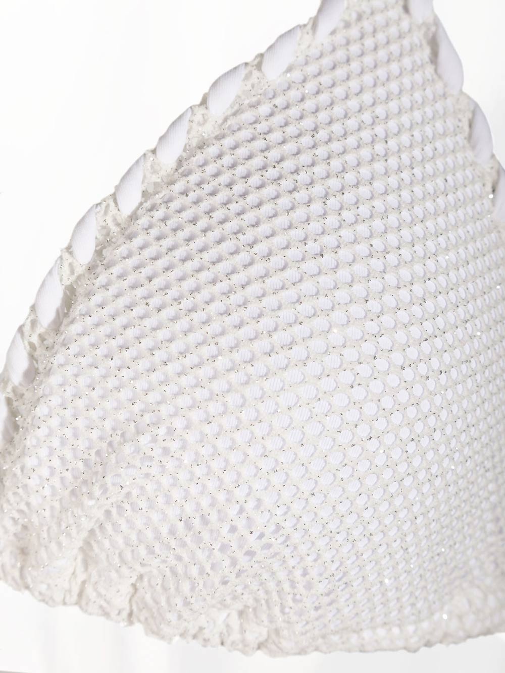 Bikini Triangolo Donna Bianco con Rifinitura a Mano RGD141 WL - Raffaela D'Angelo2 Bikini Triangolo Donna Bianco con Rifinitura a Mano RGD141 WL - Raffaela D'Angelo2