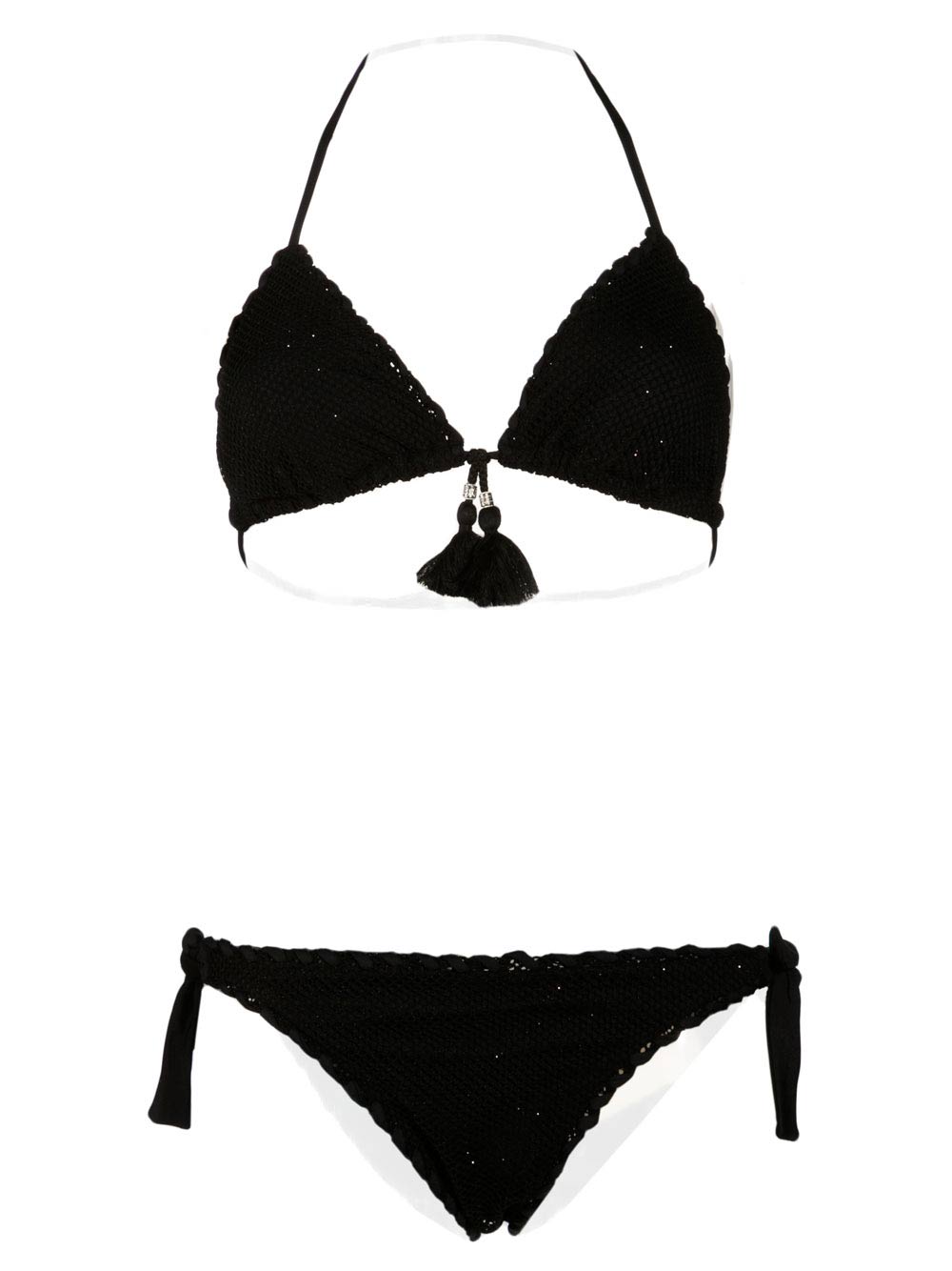 Bikini Triangolo Donna Nero con Rifinitura a Mano RGD141 WL - Raffaela D'Angelo (2) Bikini Triangolo Donna Nero con Rifinitura a Mano RGD141 WL - Raffaela D'Angelo (2)