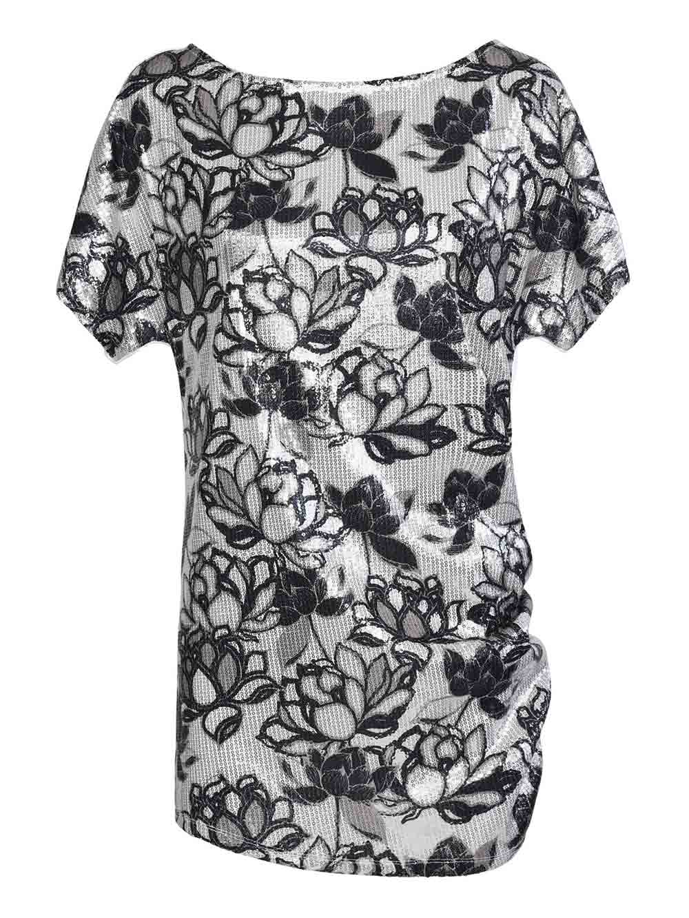 Maglia-con-stampa-Floreale-Nera-MJT108-010---Cafè-Noir Maglia-con-stampa-Floreale-Nera-MJT108-010---Cafè-Noir