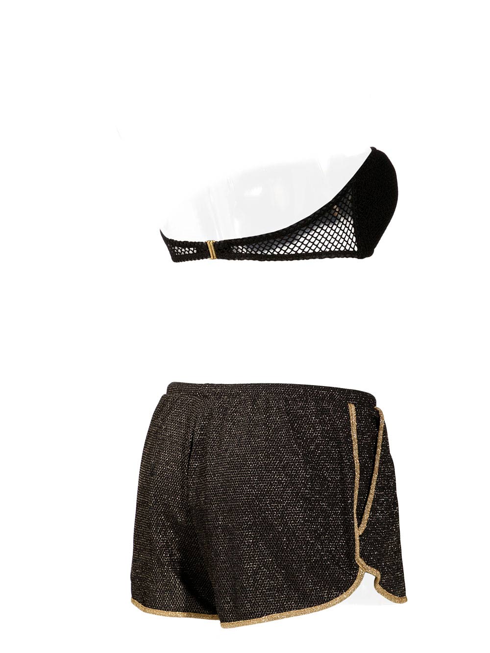 Abbigliamento Pin Up Stars Shorts Nero Ricamato (1) Abbigliamento Pin Up Stars Shorts Nero Ricamato (1)