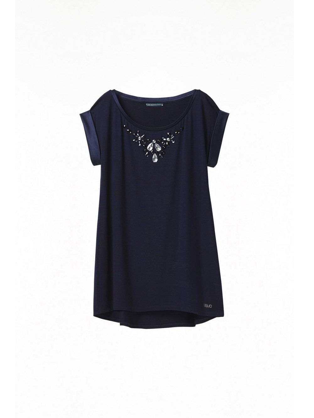 Maglia Donna Liu Jo Nera Lunga - V17115J699822222 Maglia Donna Liu Jo Nera Lunga - V17115J699822222