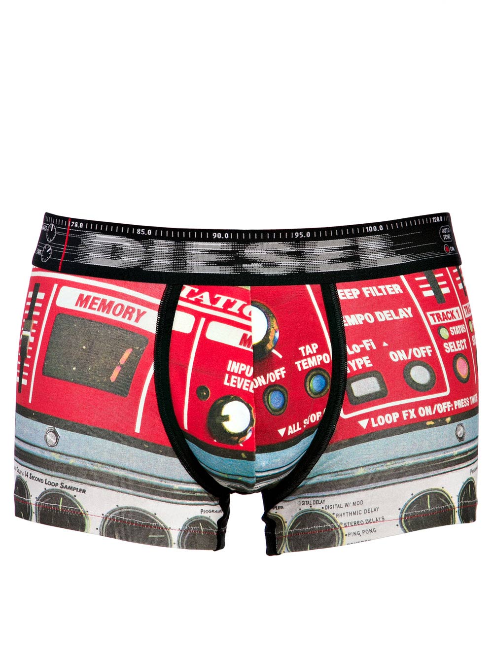 Boxer Uomo Diesel Rosso con Stampa Vintage - CIYKKAP05 Boxer Uomo Diesel Rosso con Stampa Vintage - CIYKKAP05