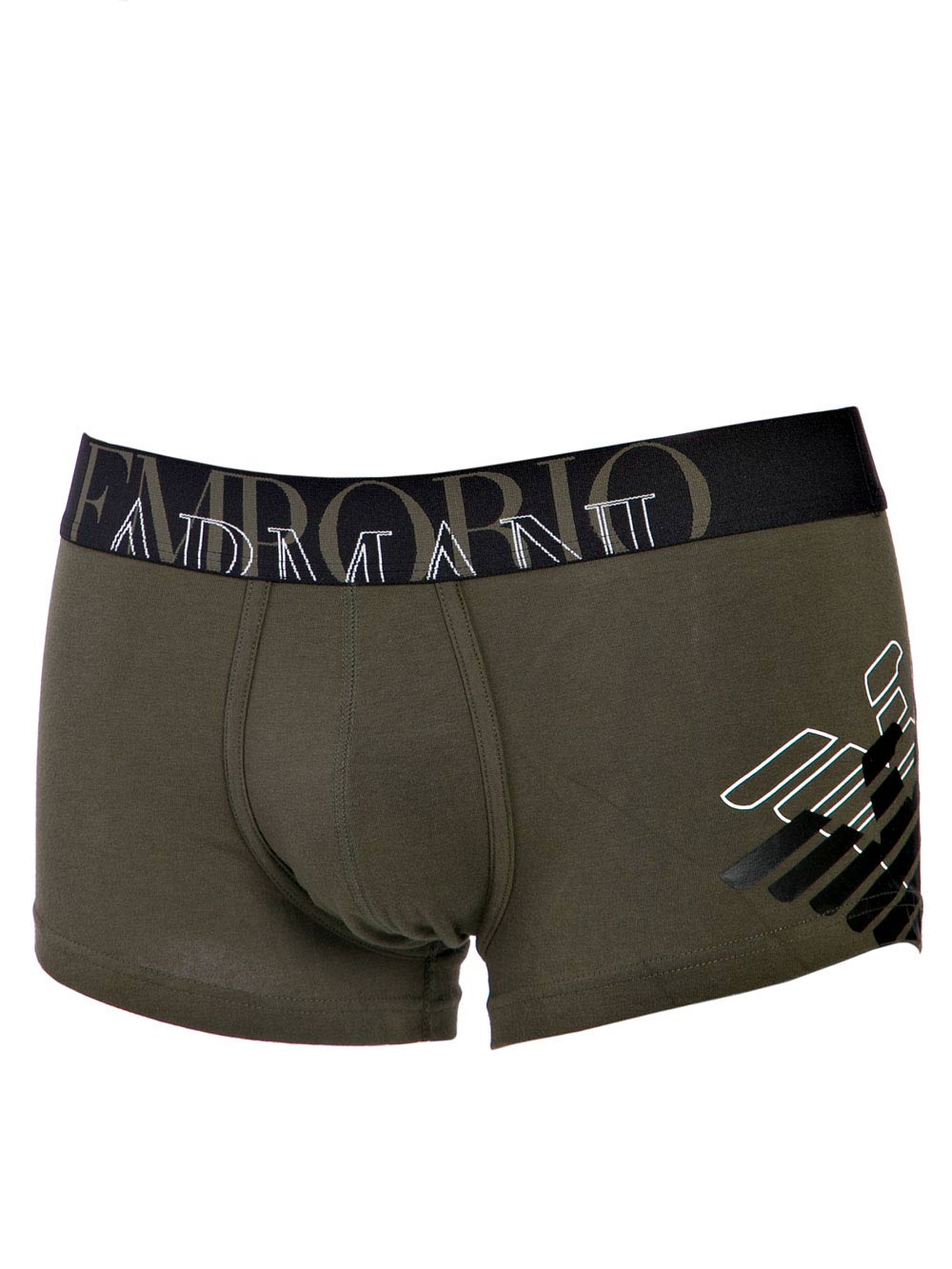 Boxer Uomo Emporio Armani Verde con Logo Laterale - 7A7251118667581 Boxer Uomo Emporio Armani Verde con Logo Laterale - 7A7251118667581