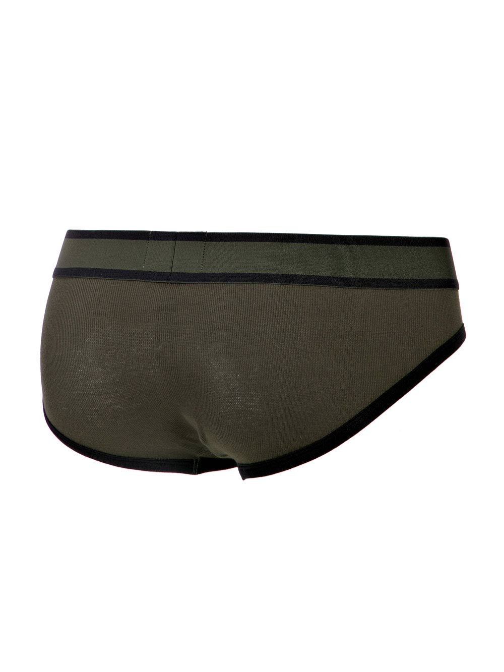 Slip Uomo Emporio Armani Verde con Profilo in Nero - 7A5031117167581 Slip Uomo Emporio Armani Verde con Profilo in Nero - 7A5031117167581