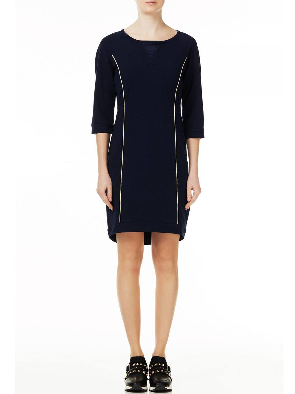 Abito Donna Liu Jo Sport Nero con Scollo Tondo - T67148J797822222 Abito Donna Liu Jo Sport Nero con Scollo Tondo - T67148J797822222
