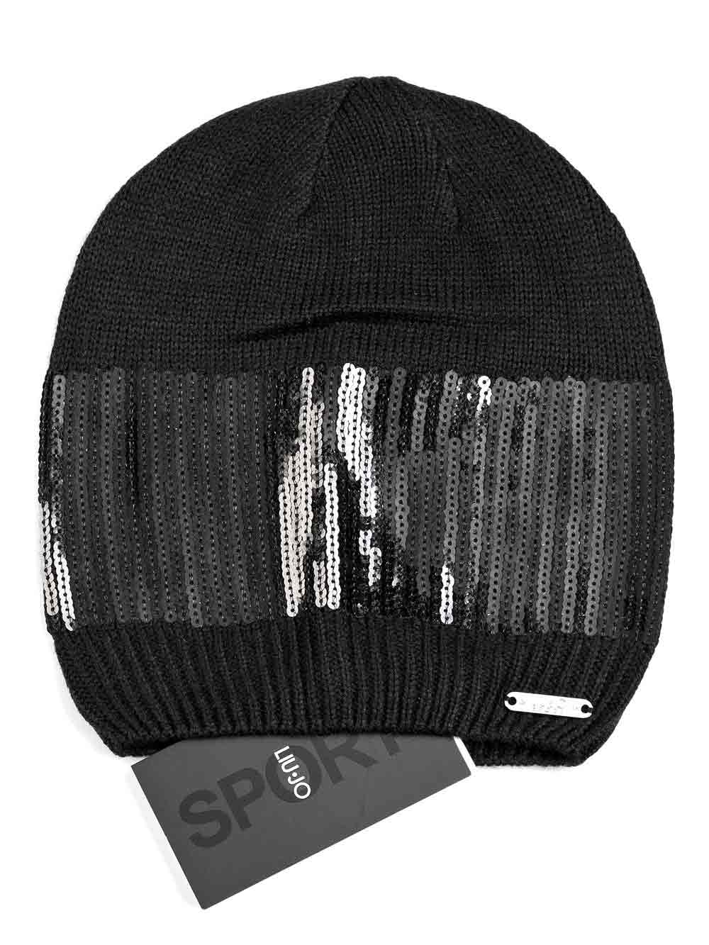 Cappellino-Donna-Liu-Jo-Nero-con-Paillettes---T67183MA08E22222 Cappellino-Donna-Liu-Jo-Nero-con-Paillettes---T67183MA08E22222