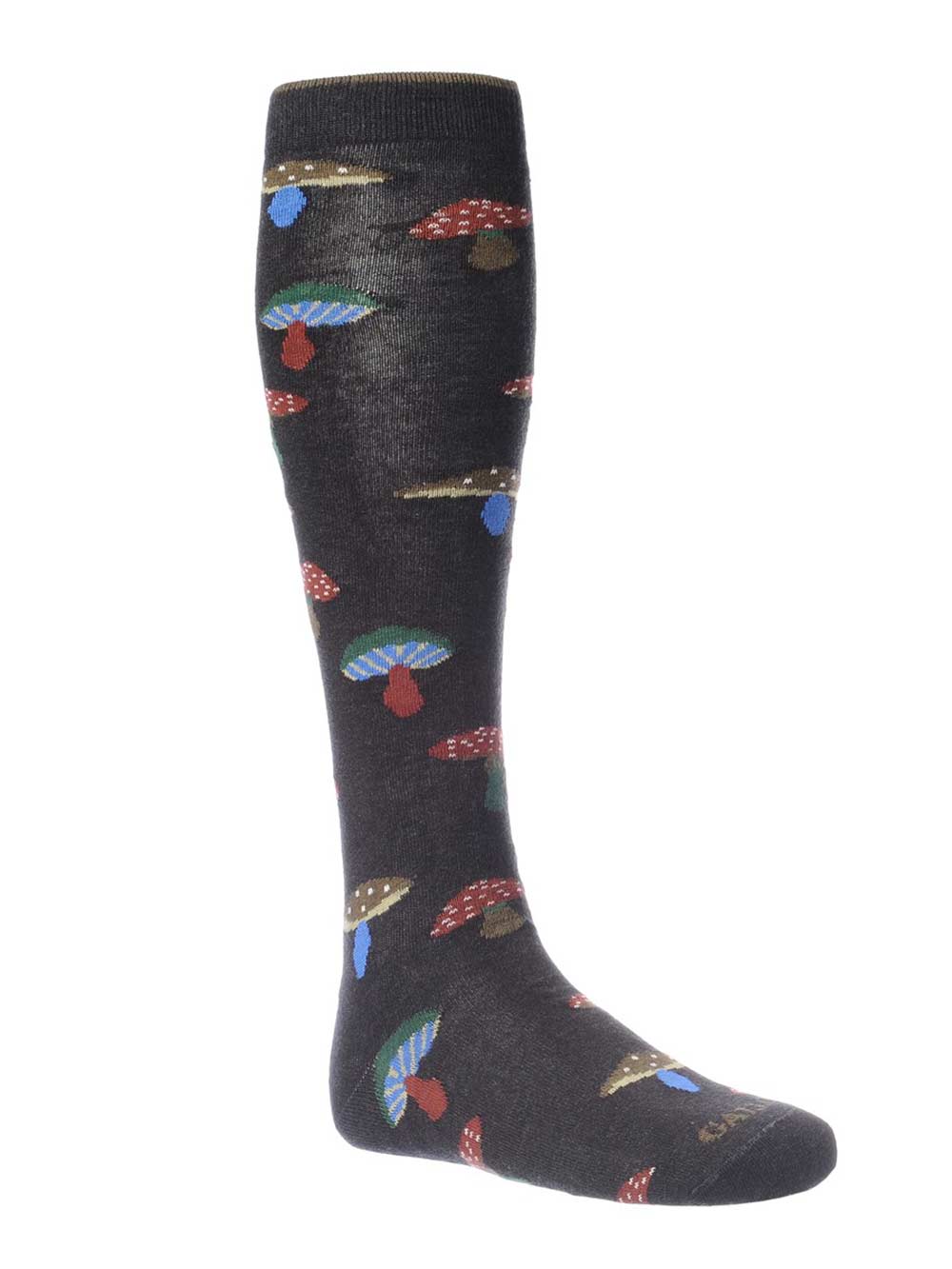 Gambaletto-Uomo-Gallo-Fantasia-Funghetti-in-Cotone-Grigio---AP50339611995