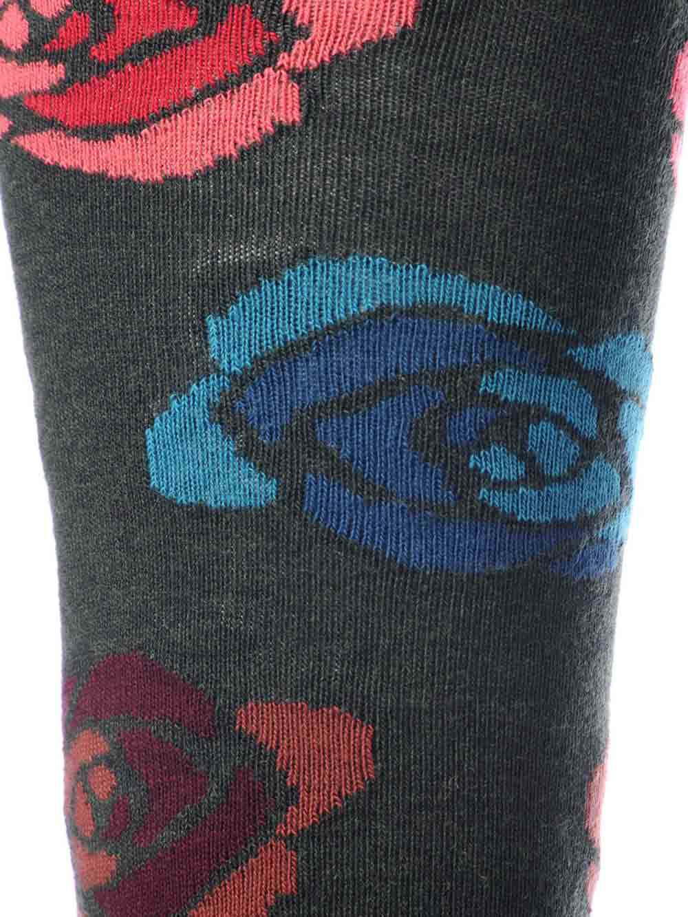 Gambaletto Uomo Gallo Fantasia Rose in Cotone Verde - AP50356330348 Gambaletto Uomo Gallo Fantasia Rose in Cotone Verde - AP50356330348