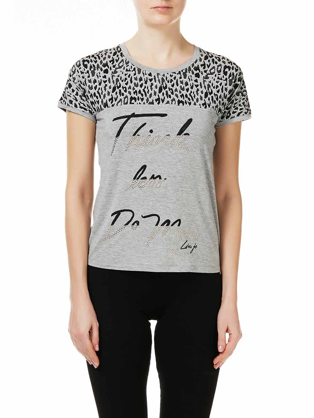 Maglia Donna Liu Jo Sport Grigia Girocollo - T67070J79642060