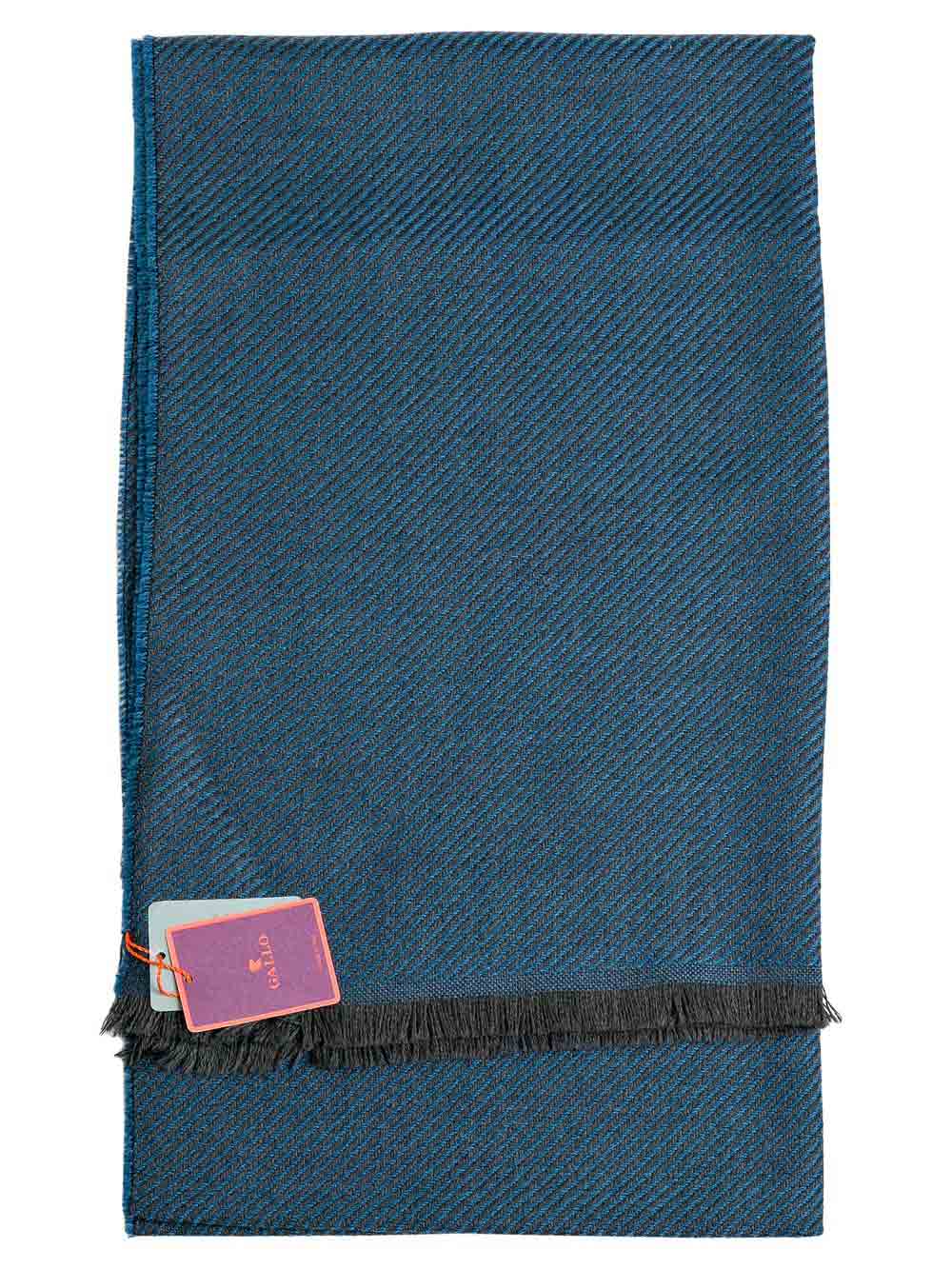 Sciarpa Unisex Gallo in Lana Avio e Grigio - AP50339112857 Sciarpa Unisex Gallo in Lana Avio e Grigio - AP50339112857