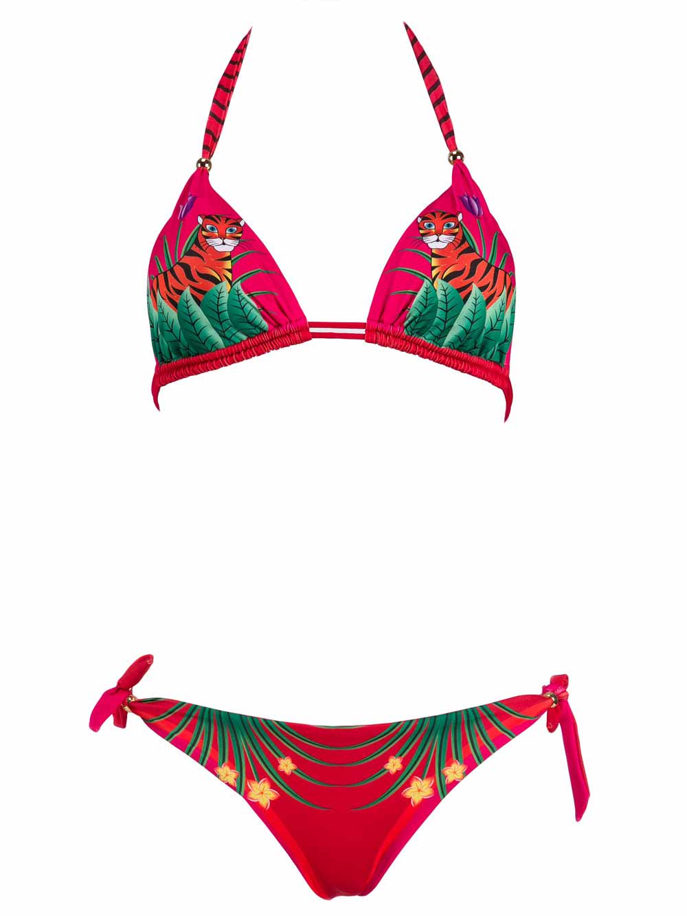 Bikini Donna Pin Up Rosso con Stampa Jungle - 18P350CF018 (2) Bikini Donna Pin Up Rosso con Stampa Jungle - 18P350CF018