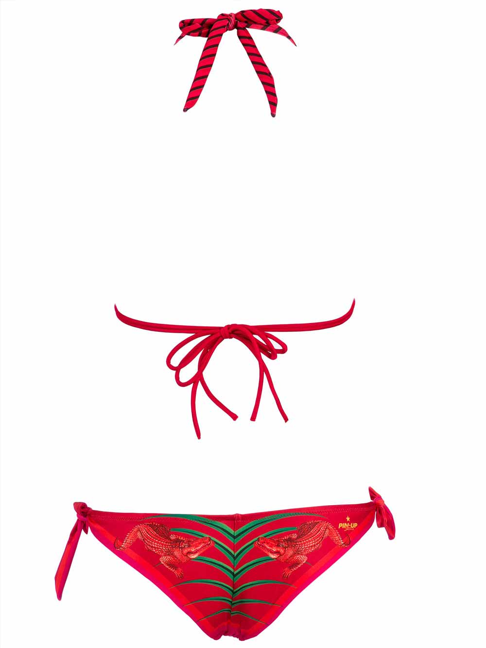 Bikini Donna Pin Up Rosso con Stampa Jungle - 18P350CF018 (3) Bikini Donna Pin Up Rosso con Stampa Jungle - 18P350CF018