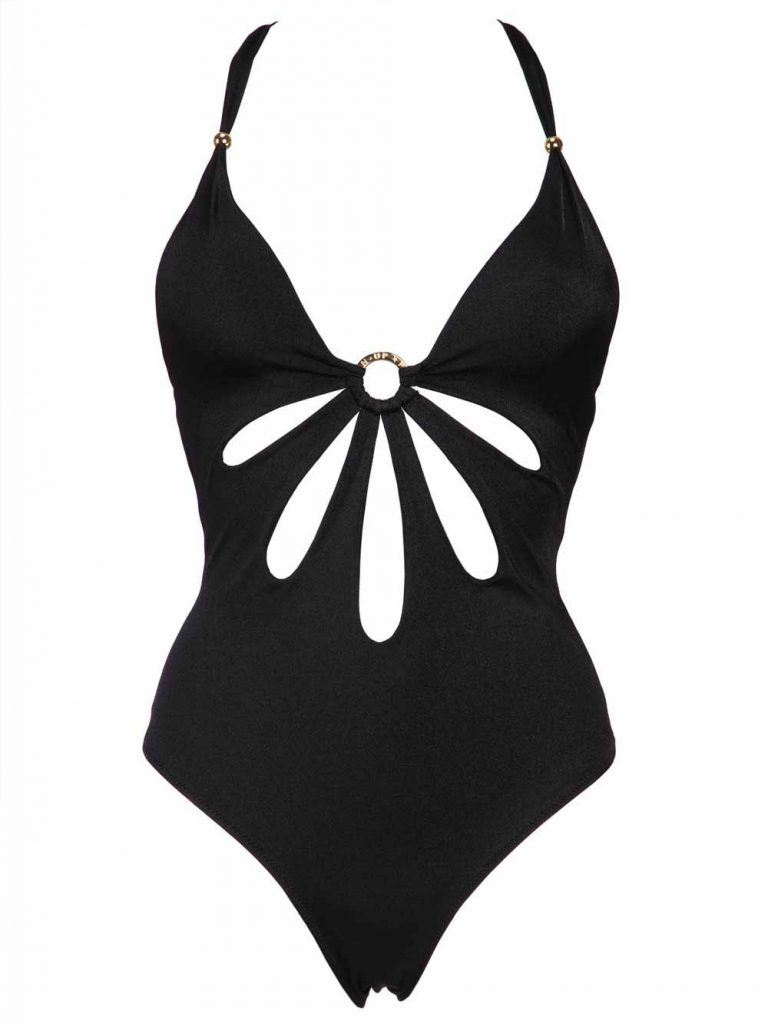 Bikini Due Pezzi Donna All'Uncinetto – Costume Da Bagno Scollato Con Allaccio Al Collo – Vita Alta Coprente – Stile Boho Spiaggia