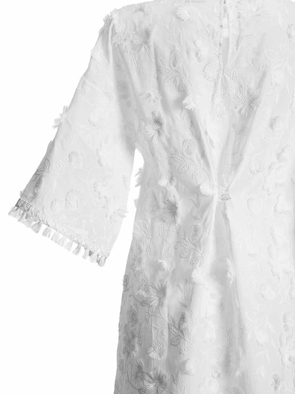 Abito Donna Pin Up Bianco in Cotone - 18P170A001 (3) Abito Donna Pin Up Bianco in Cotone - 18P170A001