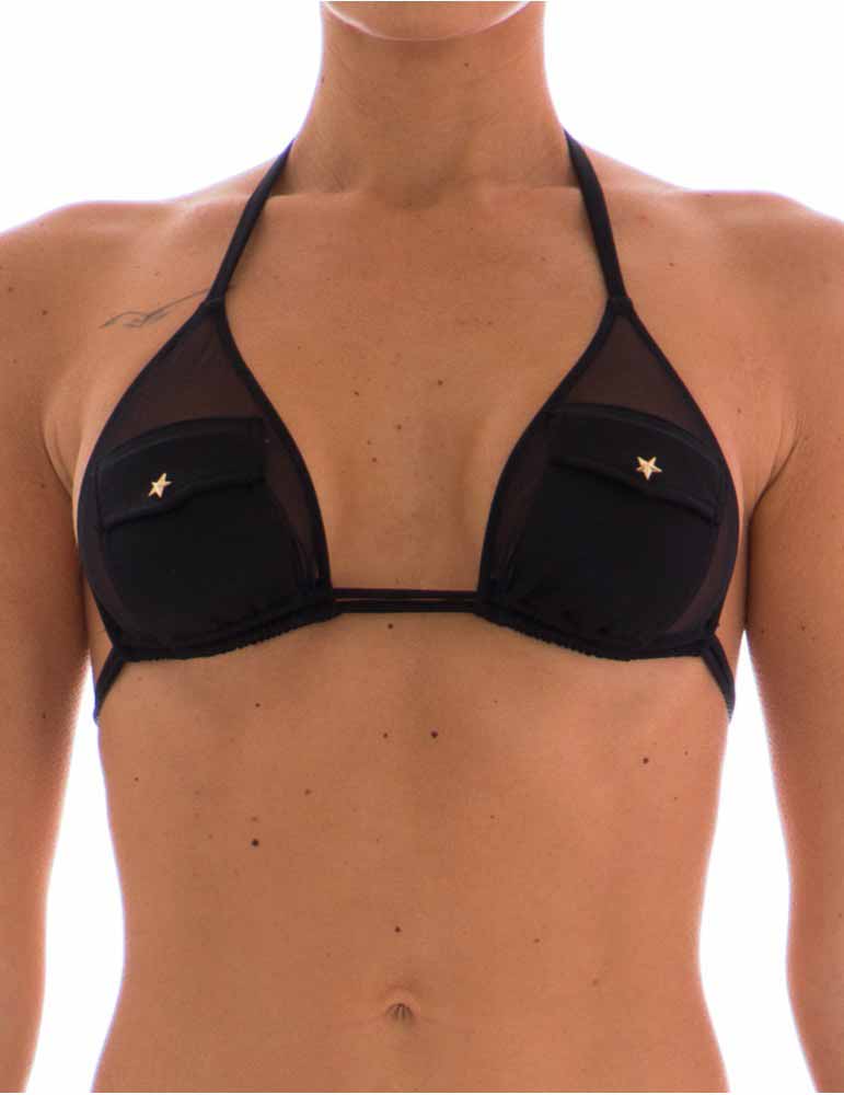 Bikini Donna Pin Up Nero con Inserti Coprenti - 18P383TR034 (4) Bikini Donna Pin Up Nero con Inserti Coprenti - 18P383TR034