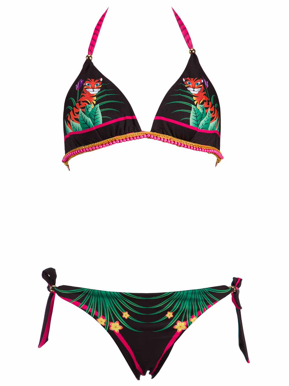 Bikini Donna Pin Up Nero con Triangolo Fisso - Bikini Donna Pin Up Nero con Triangolo Fisso - 18P351F034 (2) Bikini Donna Pin Up Nero con Triangolo Fisso - Bikini Donna Pin Up Nero con Triangolo Fisso - 18P351F034
