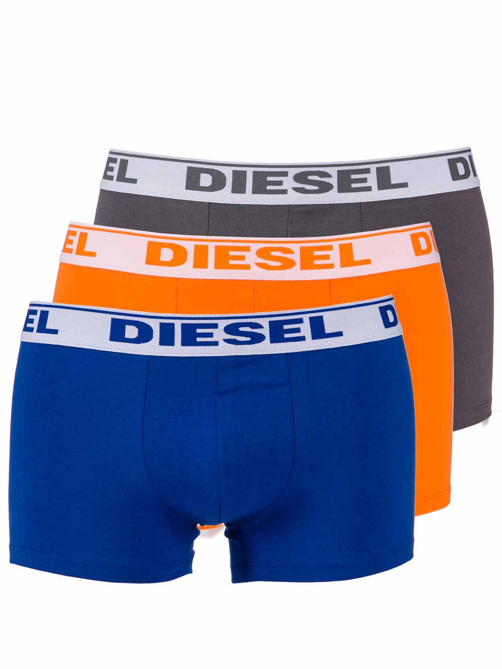 Boxer Tripack Uomo Diesel Blu Grigio e Arancio - SB51GAFN37
