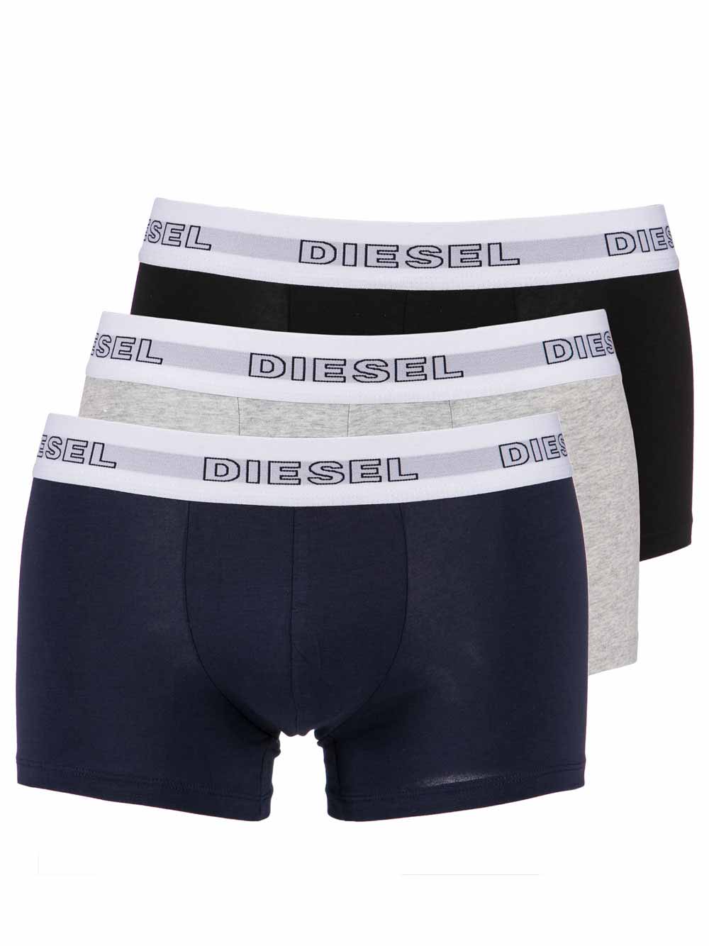 Boxer Tripack Uomo Diesel Nero Grigio e Blu - CKY3WAYK2 Boxer Tripack Uomo Diesel Nero Grigio e Blu - CKY3WAYK2