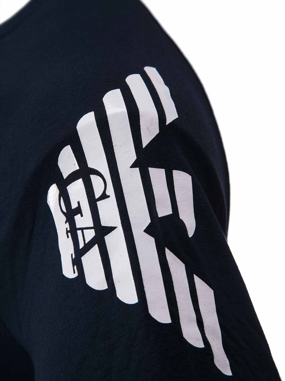Maglia Uomo Emporio Armani Blu con Scollo a V - 1117608P725135 (1)