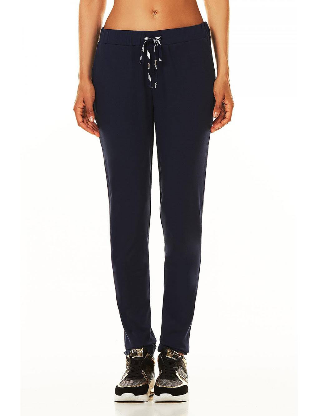 Pantalone Donna Liu Jo Sport Blu con Risvoltino in Fondo - T18034J797993920 (2) Pantalone Donna Liu Jo Sport Blu con Risvoltino in Fondo - T18034J797993920 (2)