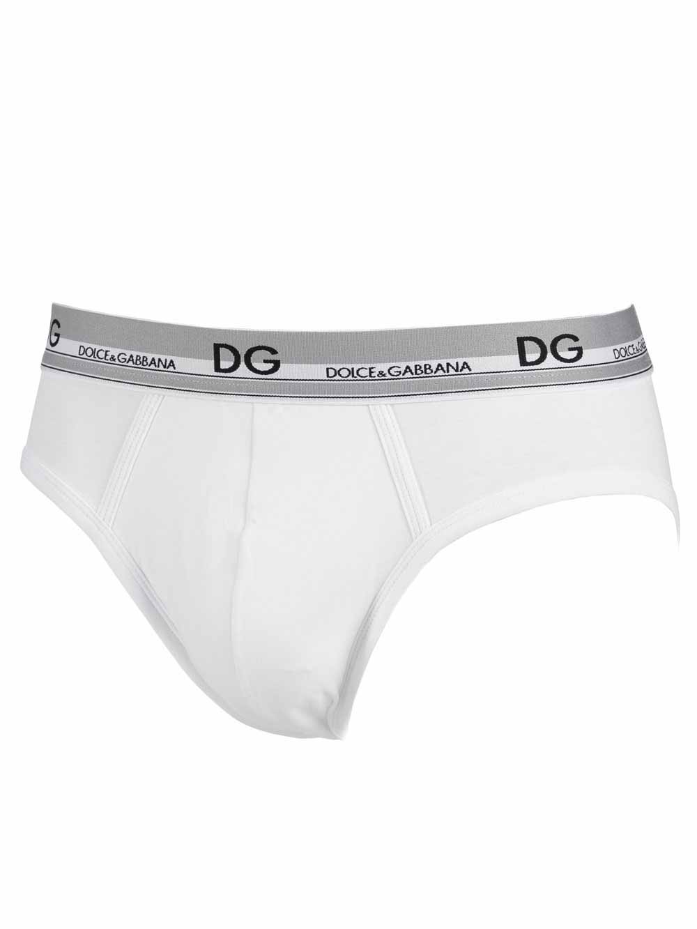 Slip Uomo Dolce \u0026 Gabbana Bianco con Doppia Logatura - N3C35JFUECHW0800 |  eBay
