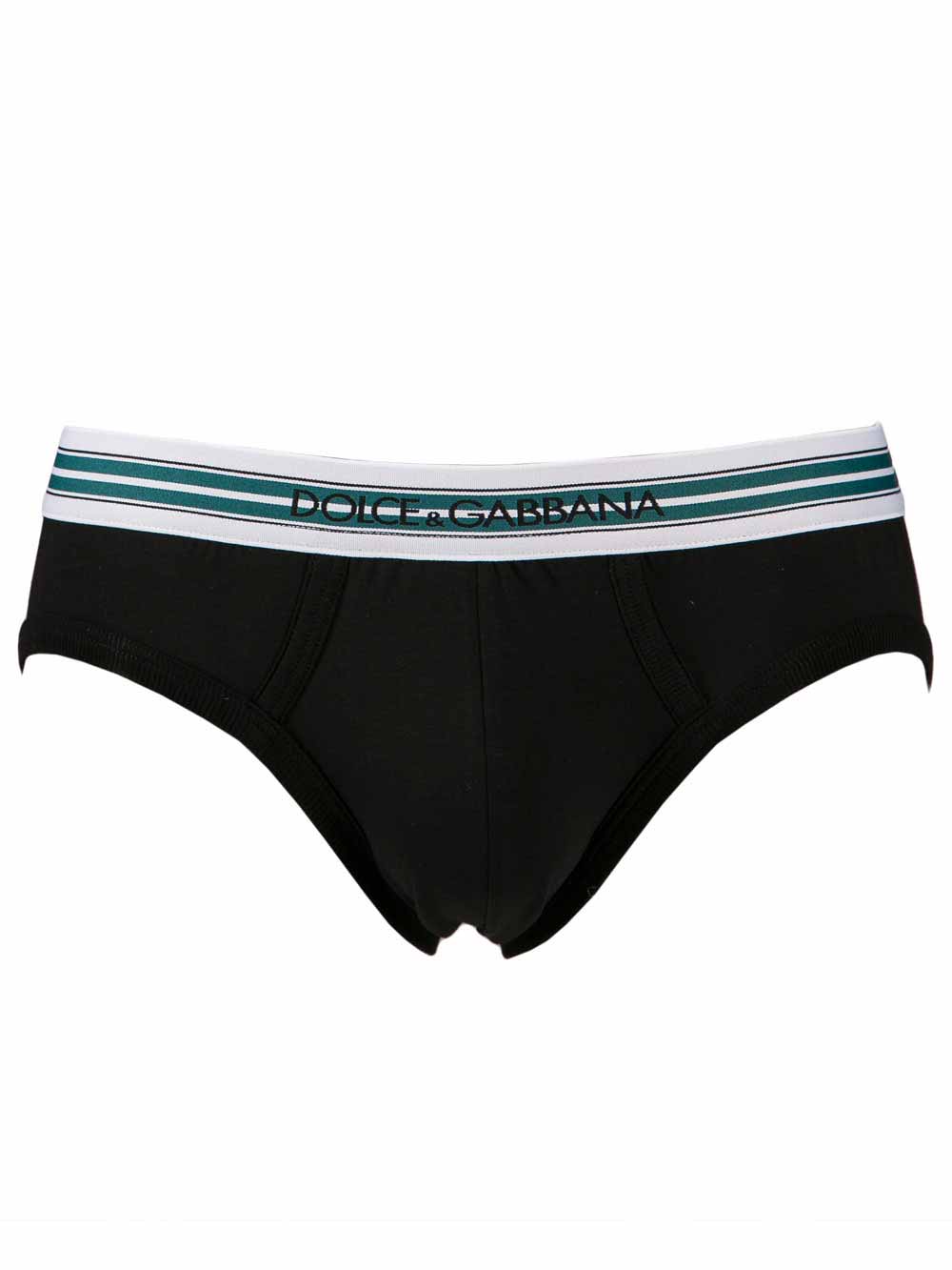 Slip Uomo Dolce & Gabbana Nero con Elastico Logato - N3B82JFUEB0N0027 (2) Slip Uomo Dolce & Gabbana Nero con Elastico Logato - N3B82JFUEB0N0027