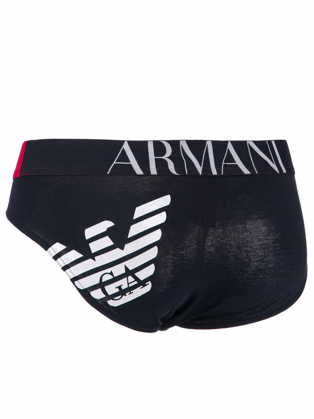 Slip Uomo Emporio Armani Blu con Elastico Logato - 1108148P725135 (2) Slip Uomo Emporio Armani Blu con Elastico Logato - 1108148P725135