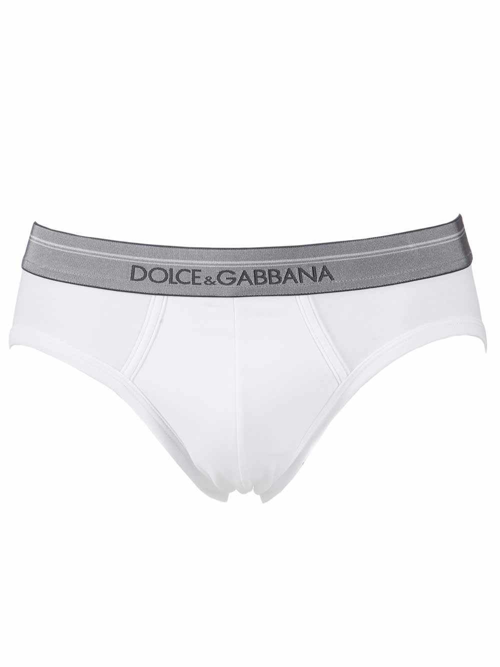 Slip Uomo in Cotone Bianco Dolce & Gabbana - N3C22JFUGIAW0800 Slip Uomo in Cotone Bianco Dolce & Gabbana - N3C22JFUGIAW0800